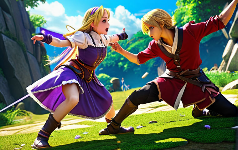 **
* Prompt: "Anime team of Nikke characters, balanced: attacker, defender, healer. Rapunzel healing, Alice attacking, Noah defending. Dynamic action pose, vibrant colors."
**