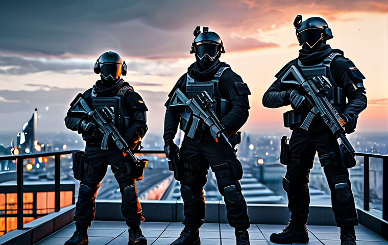 Arknights Inspired Tactical Scene**
"A squad of fully clothed operators, in tactical gear and modest attire, strategically positioned on a rooftop overlooking a stylized, futuristic German city at dusk. Perfect anatomy, natural proportions, well-formed hands. Safe for work, appropriate content, professional illustration, dramatic lighting, high detail, inspired by Arknights."
**