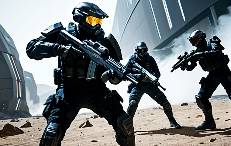Nikke Team in Action**
"A dynamic team of Nikke characters engaging in a futuristic battle scene, fully clothed in advanced tactical gear, appropriate attire, showcasing diverse skill animations, safe for work, perfect anatomy, correct proportions, high-quality digital art, dramatic lighting, science fiction environment, professional, family-friendly."
**