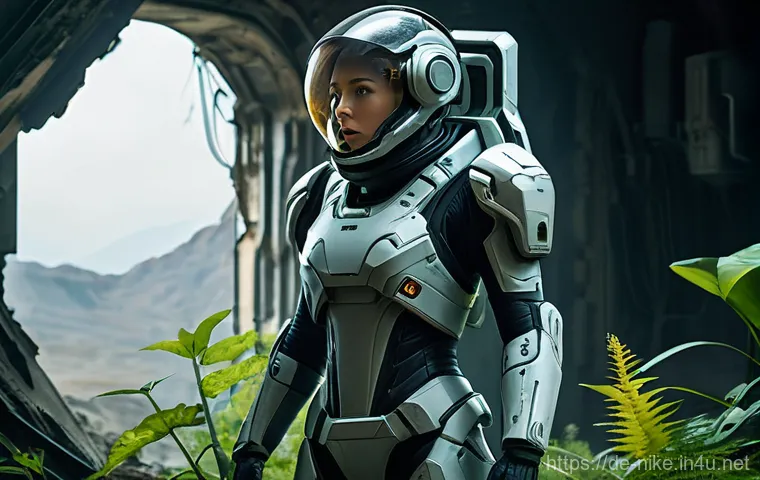 승리의여신 니케 새로운 팬 소식 - A female Nikke character, dressed in a form-fitting, futuristic combat suit that completely covers h...