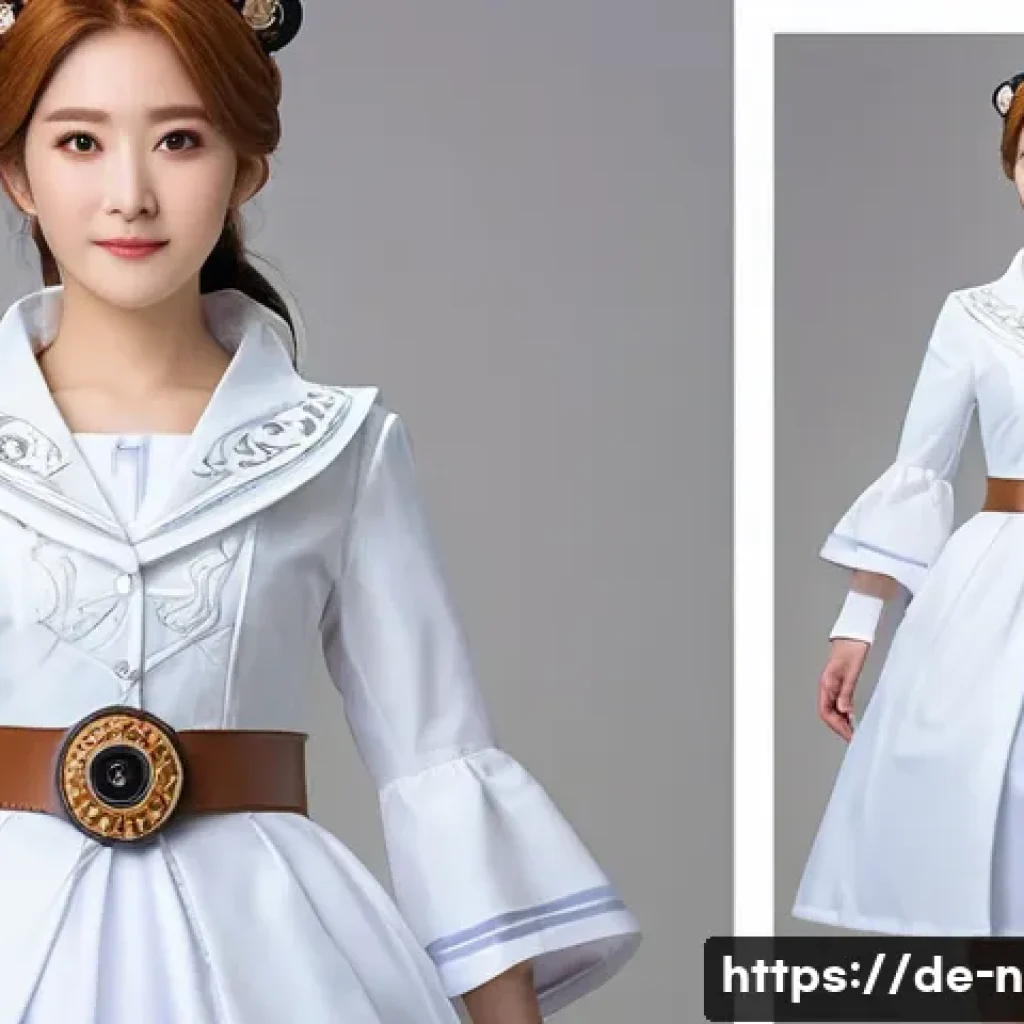 승리의여신 니케 캐릭터 코스프레 가이드 - A highly detailed cosplay outfit inspired by the character "니케," showcasing a combination of cotton ...